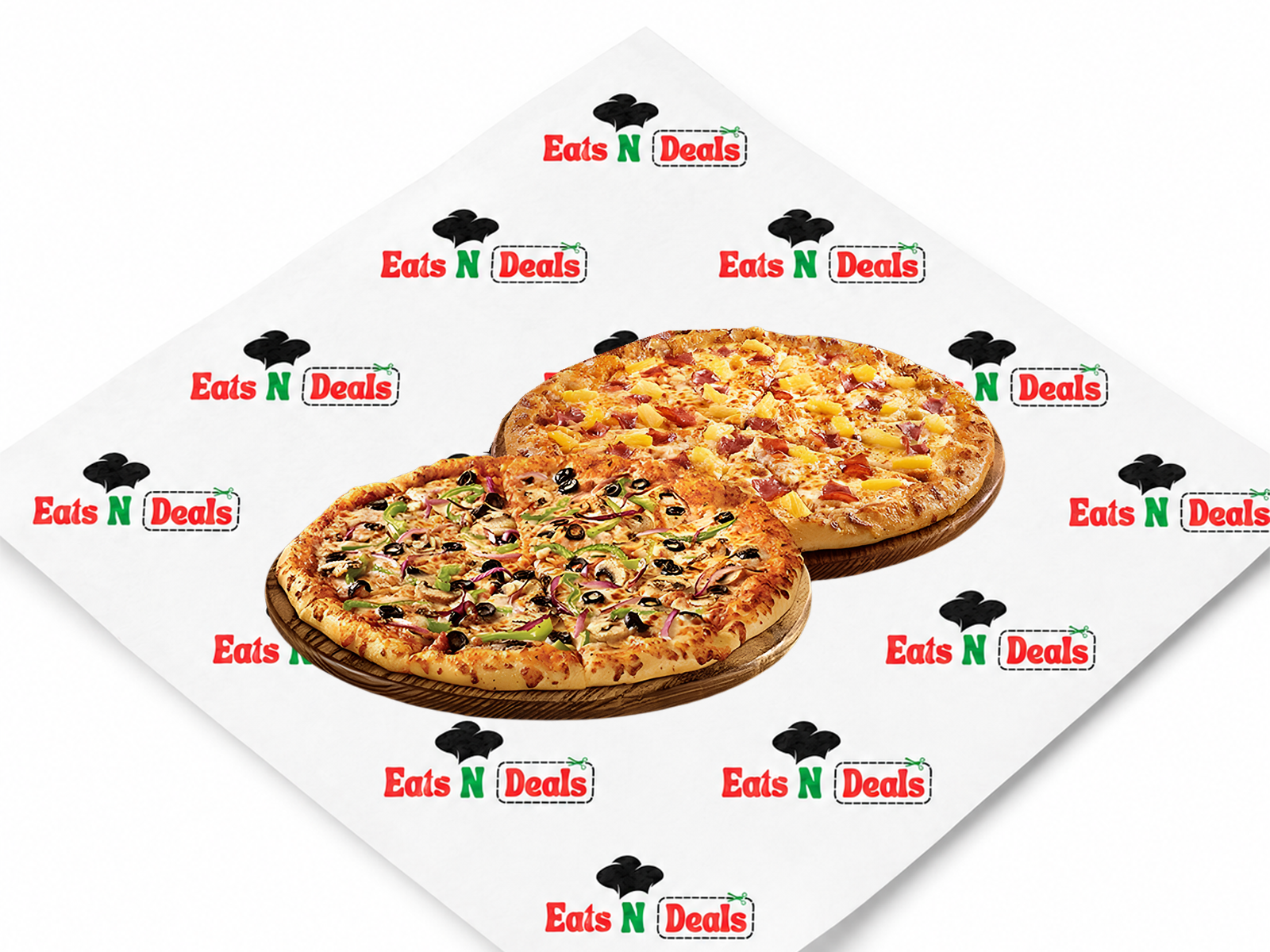 2 x 10" PIZZAS 