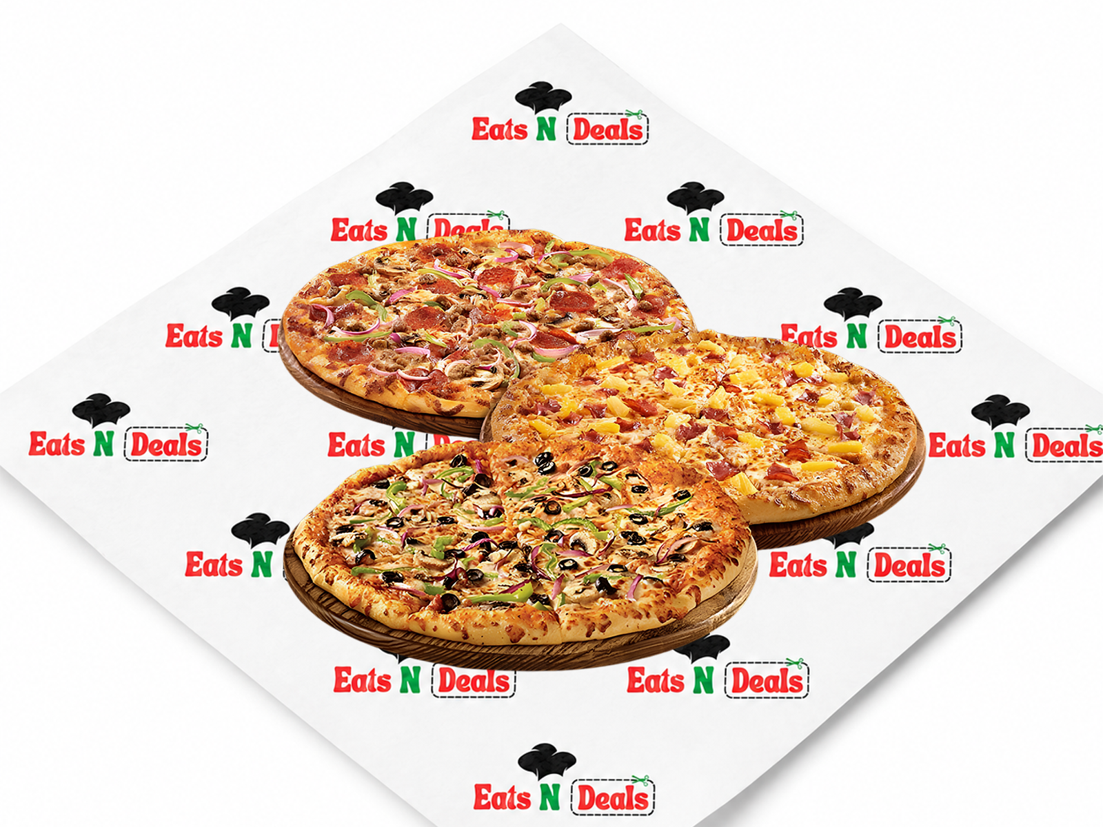 3 x 10" PIZZAS