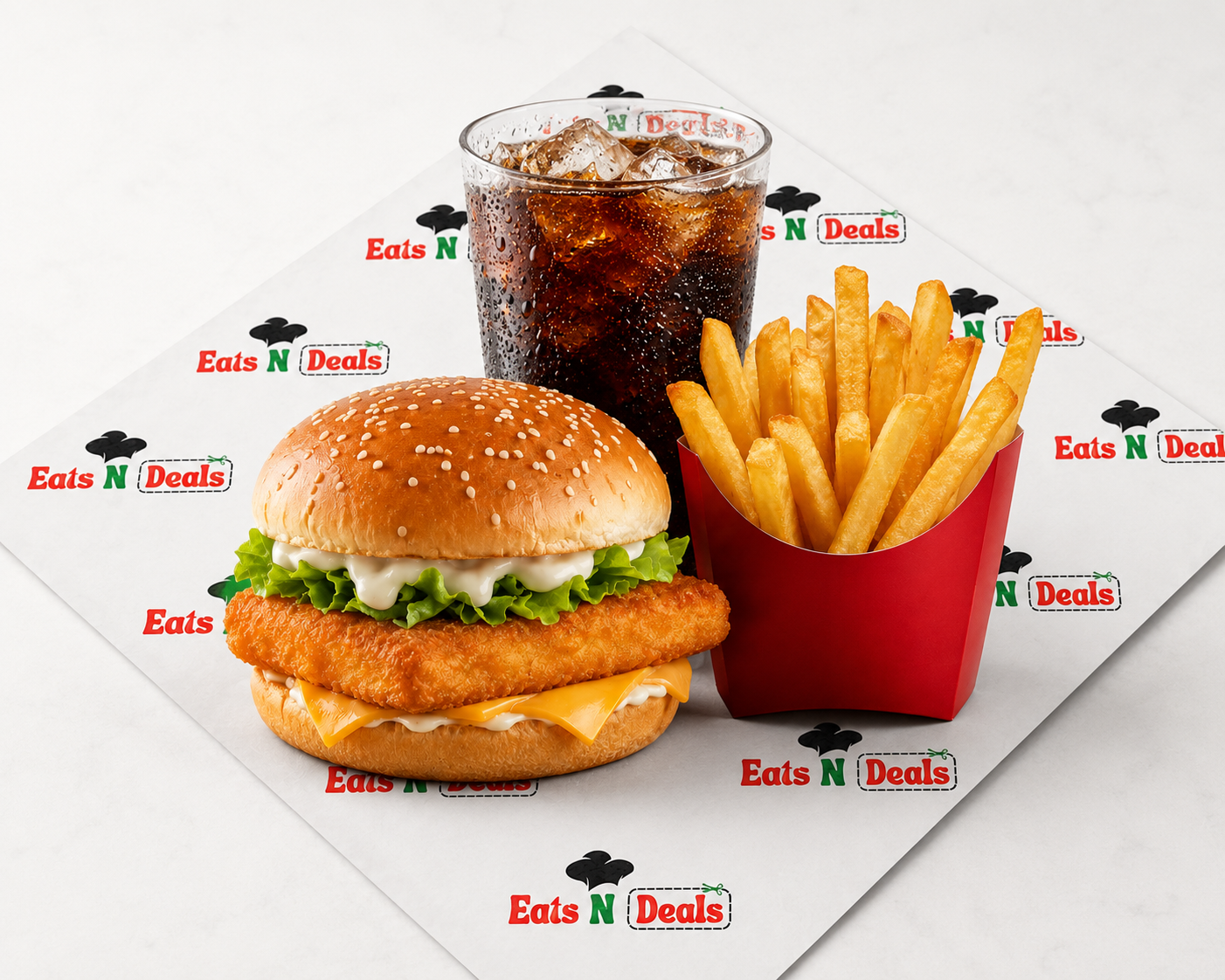 Fish Burger Meal 